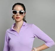 Light Purple Cotton Frill Top
